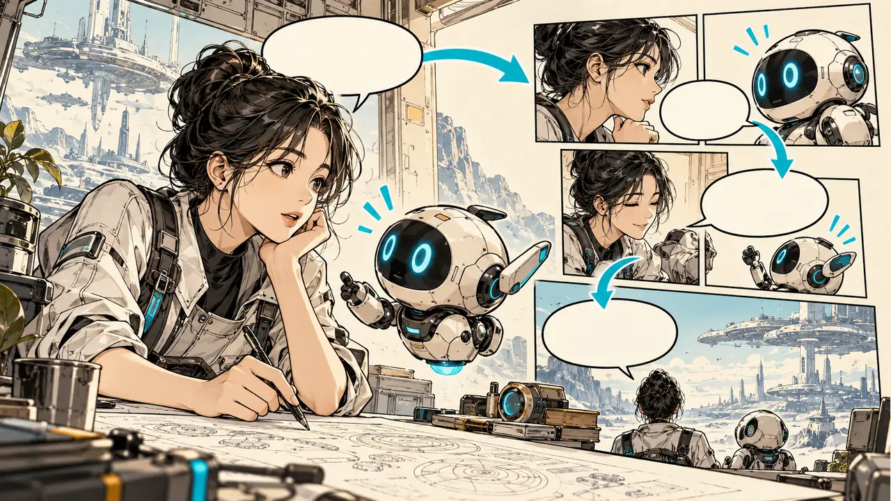 만화 번역 ai 사이트: 말풍선 순서와 이름 확인하기