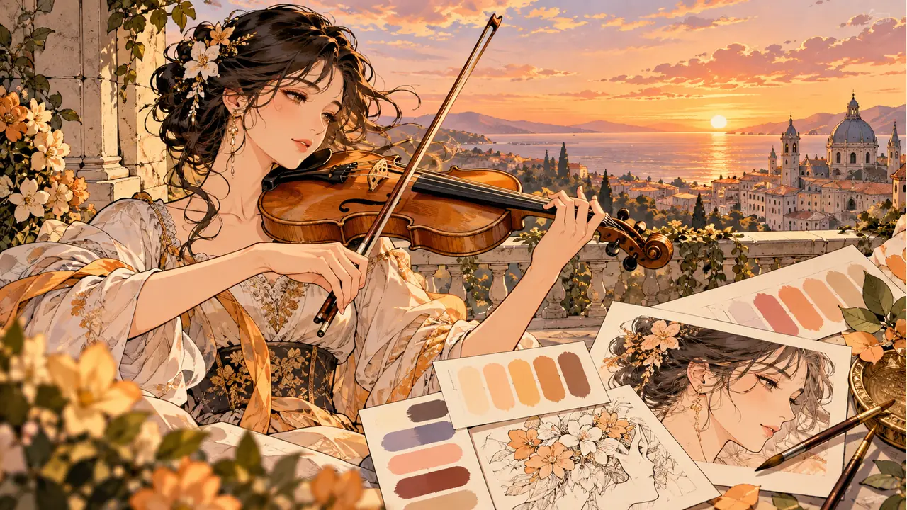Colorear manga online: una paleta coherente por escena