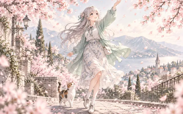 Zmiana pozy anime — przykład ilustracji